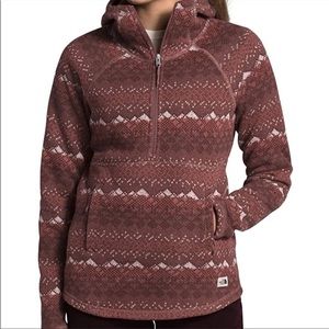NWT The North Face Women's Printed Crescent Hooded Pullover